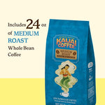 Load image into Gallery viewer, Kauai Coffee Koloa Estate Medium Roast - Whole Bean Coffee, 24 oz. Package
