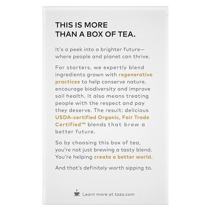 TAZO Tea Bags, Black Tea, Regenerative Organic Chai Tea, 16 Count (Pack of 2)