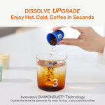 Load image into Gallery viewer, SATURNBIRD Coffee Instant Cold Brew, Medium Roast, Smooth &amp; Clean Blend of 100% Specialty Arabica, Enjoy Hot or Cold, Freeze Dried Iced Coffee, 24 Single Servings for Home, Travel, Office (NO.3)