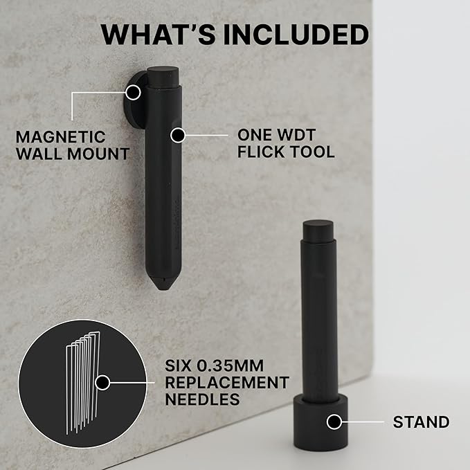 Subminimal Flick WDT Espresso Distribution Tool - Stirrer Tool For Barista-Grade Precision Brewing - Tamper With Retractable Needles - Coffee & Espresso Machine Parts & Accessories