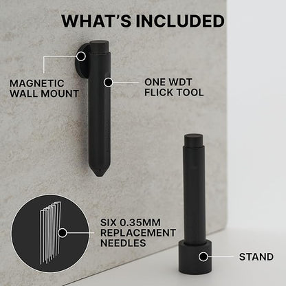 Subminimal Flick WDT Espresso Distribution Tool - Stirrer Tool For Barista-Grade Precision Brewing - Tamper With Retractable Needles - Coffee & Espresso Machine Parts & Accessories