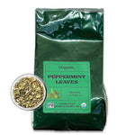 Load image into Gallery viewer, Worldwide Botanicals Organic Peppermint Loose Leaf Tea, 1 lb - Pacific Northwest Organic Cultivation, Highly Aromatic Digestive Tea, Antioxidant, Caffeine Free, 16 ounce