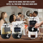 Load image into Gallery viewer, Cold Brew Coffee Maker, 1 Gallon Iced Coffee Maker With Stainless Steel Filter, Heavy Duty Glass Cold Brew Pitcher With Stainless Steel Spigot, Mason Jar Cold Brew Coffee Maker Fast Iced Tea Maker