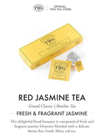 Load image into Gallery viewer, TWG Tea | Red Jasmine Tea | Rooibos Tea | Jasmine Flower | 15 Hand Sewn Cotton Teabags | Gift Set