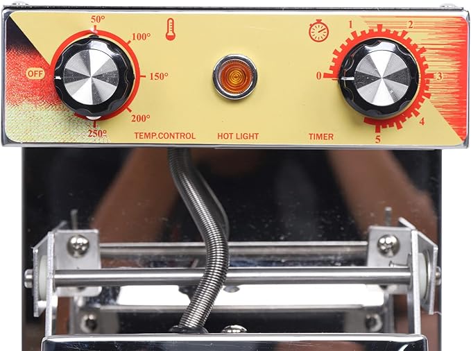 Commercial Ice Cream Burger Maker, 1000W Electric Burger Waffle Cone Maker Machine, 110V Ice Cream Sandwich Maker with Non-stick Baking Tray, Gelato Panini Press for Bakeries Restaurants Home