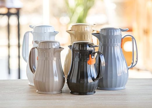 Service Ideas ECO13WH Eco-Serv Server, BPA-free, Foam Insulated Carafe, 44 Ounces, White