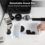 Load image into Gallery viewer, PUSEE Espresso Knock Box &amp; Tamp Station, 9 in 1 Espresso Organizer, Fit 51,54,58MM Tamper, Distributor, Portafilter &amp; Puck Screen Accessories, Detachable Knock Box