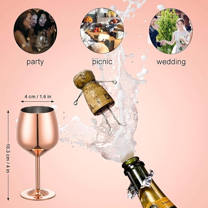 Shot Glasses, 2 oz Shot Glass Set, Stainless Steel Shot Glasses, Mini Wine Glass Perfect for Tasting Brandy,Suitable for family dinner party, party supplies, bar tools, gifts(set of 2)