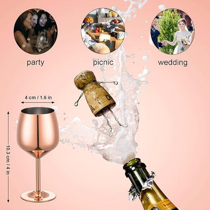 Shot Glasses, 2 oz Shot Glass Set, Stainless Steel Shot Glasses, Mini Wine Glass Perfect for Tasting Brandy,Suitable for family dinner party, party supplies, bar tools, gifts(set of 2)