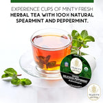 Load image into Gallery viewer, Organic Peppermint Tea Pods for Keurig - Decaf Tea - by Teavity (24 Tea Pods)