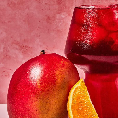 Steven Smith Teamaker Hibiscus Mango Iced Tea No. 42, Refreshing, Caffeine-Free, Sustainably Grown, Full Leaf Herbal Iced Tea, 10 Count, 1 Quart Sachets