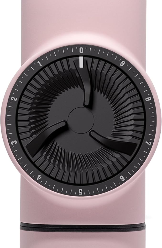 Pietro Manual Coffee Grinder - Made in Italy - By Fiorenzato (Pink)