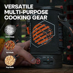 Load image into Gallery viewer, Electric French Press Coffee Maker, 120V Boil Water &amp; Press Coffee 2-in-1, Portable Design for Travel, Camping, 6 Minute Brew Ready