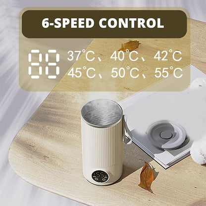 4 In 1 Automatic Milk Frother And Steamers With Temperature Control For Lattes Macchiato Stainless Steel