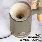 Starument Electric Milk Frother - Automatic Milk Foamer & Heater for Coffee, Latte, Cappuccino, Other Creamy Drinks - 4 Settings for Cold Foam, Airy Milk Foam, Dense Foam & Warm Milk - Easy to Use
