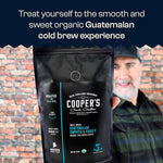 Load image into Gallery viewer, Guatemala Organic Cold Brew Coffee, Single Origin &amp; Gourmet Beans, Tasting Notes of Milk Chocolate, Creamy Caramel &amp; A Hint of Orange, Medium Roast Whole Bean, 2 lb Coffee Bag