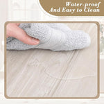 Load image into Gallery viewer, Athena Collection Bar Stools Set of 2, 26 Inches Counter Height Bar Stools Backless with Metal Legs and Footrest, Wood Barstools for Home, Kitchen Island, Counter, Grey