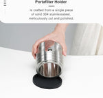 Load image into Gallery viewer, Portafilter Holder - Espresso Tamping Station Crafted from Solid 304 Stainless Steel for Most 58mm Portafilters with Adjustable Height Screw | Stable and Efficient Puck Preparation
