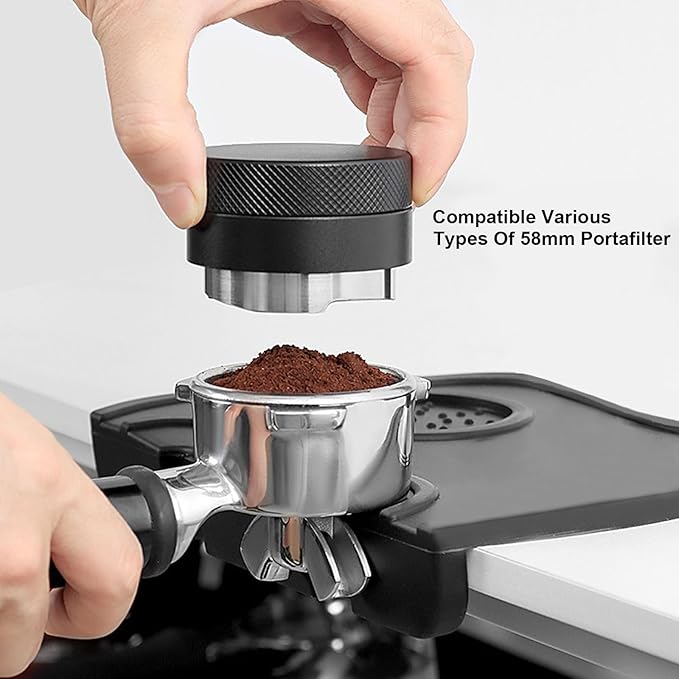 58mm Espresso Accessories,Wdt Tool espresso,Dosing Funnel And Coffee Puck Screen,Coffee Distributor,barista kit,0.4mm Stainless Steel 12pin Espresso Stirrer,With Additional 12 Replacement needles