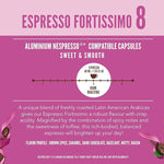 Load image into Gallery viewer, Belmio Fortissimo Espresso Coffee Pods - Dark Roast - Rich &amp; Robust - Compatible with Original Nespresso Machines - 10 Count (Pack of 10)