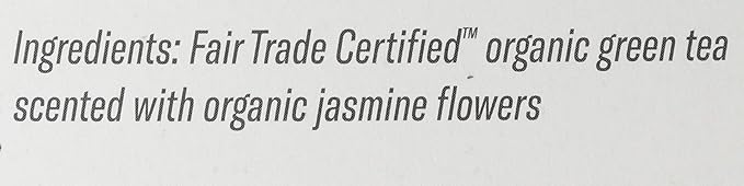 Numi Tea Jasmine Green Tea - Medium Caffeine - 18 Bags (Pack of 2)