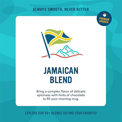 Cameron's Coffee Single Serve Pods, Jamaica Blue Mountain Blend, 10.44 Ounce (Pack of 4)