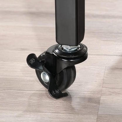 Sauder International Lux Bar Cart, Black Finish