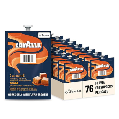 Flavia Lavazza Caramel Coffee Freshpacks works only with Flavia Brewers (Case of 76)