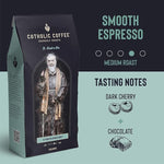 Load image into Gallery viewer, Catholic Coffee Padre Pio | Medium/Dark Roast Whole Bean Coffee – Dark Cherry &amp; Chocolate Notes | 12oz Bag – Catholic Gift Inspired by a Mystic and Healer