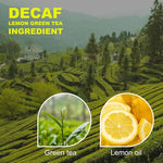 Load image into Gallery viewer, WT WEETEE Decaf Green Tea with Lemon Flavor, Decaffeinated Lemon Green Tea Bags 100 Count, Refreshing &amp; Soothing, Super Antioxidant, Drink Whole Day