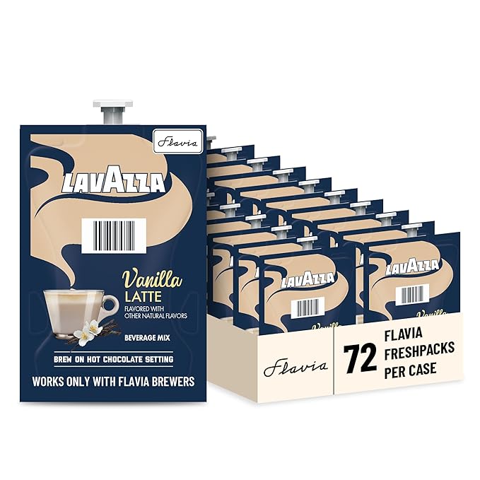 Lavazza Vanilla Latte Flavia Freshpacks, Case of 72