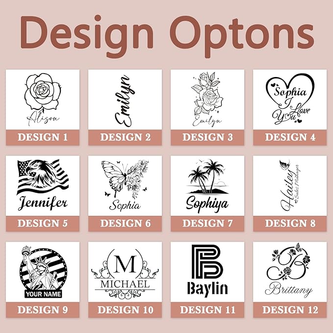 Personalized Tumbler Custom Coffee Tumbler Laser Engrave with Name 20 Oz Stainless Steel Travel Tumbler Cup Mug Personalized Gifts for Birthday Christmas Anniversary for Men Women Kids