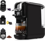 Load image into Gallery viewer, Espresso Maker for Nespresso Capsule, Lavazza Blue Capsule &amp; Coffee Powder, 19 Bar Pump Pressure Makes Authentic Espresso Coffee, Mini Espresso Coffee Machines with Removable Water Tank.