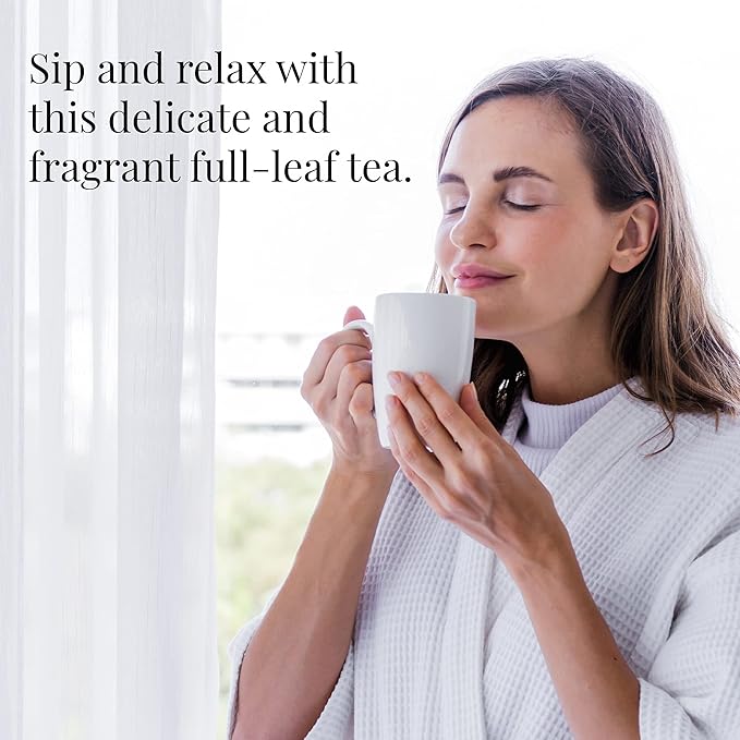 The Republic of Tea Jasmine Jazz Green Full-Leaf Loose Tea | 3.0 Ounce Refill Bag | Steeps 50 Cups