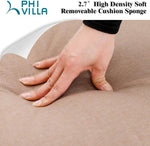 Load image into Gallery viewer, PHI VIALLA Patio Outdoor Swivel Dining Chairs Outdoor Furniture Chairs Set of 4 with Cushion Suports 300lbs for Lawn Garden Backyard Weather Resistant-Black Frame