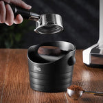 Load image into Gallery viewer, Bincoo Mini Coffee Knock Box 4.5 Inch - Espresso Accessories for Coffee Grounds Container - Multifunctional, Suitable for Home &amp; Bar(Black)