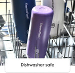 Load image into Gallery viewer, ThermoFlask 24 oz Double Wall Vacuum Insulated Stainless Steel Water Bottle with Spout and Straw Lids, Plum