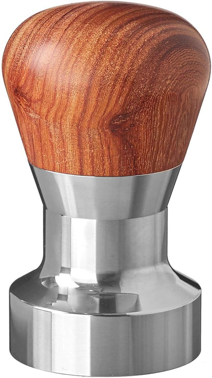 YOLOYO 41mm Espresso Tamper with Walnut Wood Handle and Premium Stainless Steel Base, 41mm Coffee Tamper Specially for La Marzocco 1 Cup 7g Single Basket and VST 7g Basket and Similar