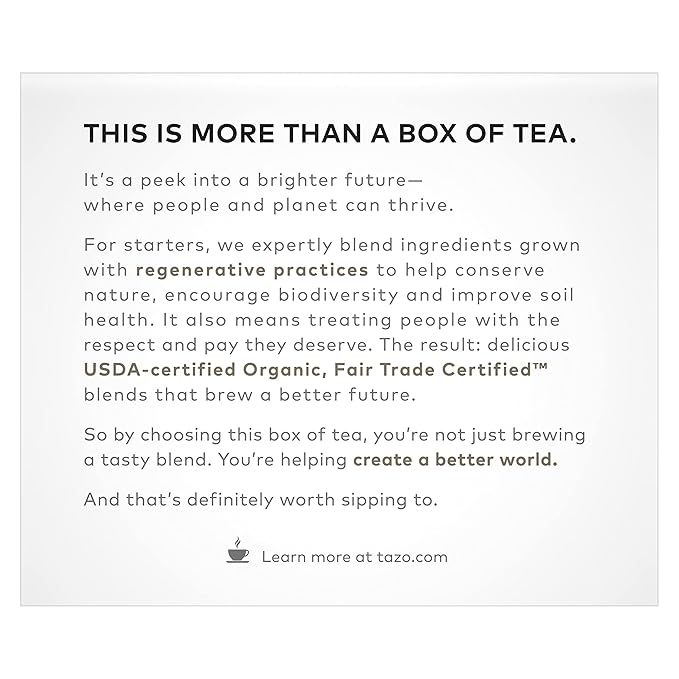 TAZO Organic Awake English Breakfast Black Tea Bags, 144 Total Tea Bags (36ct - Pack of 4)