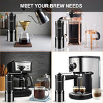 Load image into Gallery viewer, M7 Pro Manual Coffee Grinder,Titanium Coating Conical Burr,Hand Coffee Grinder with External 72 Grinding Scales,All-round Hand Grinder for Pour Over Drip French Press Espresso (Black)