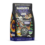 Load image into Gallery viewer, Bones Coffee Company Blueberry Blast Cake, Blueberry Pancakes Flavored Coffee, Medium Roast Low Acid Arabica Beans Compatible with Auto drip and French Press Coffee Maker, 12 Oz Ground