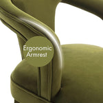 Load image into Gallery viewer, Olive-Green Velvet Dining Chairs Set of 2, Modern Solid Wood Kitchen Chairs, All-Over Fabric Upholstered Side Chairs for Kitchen/Dining Room/Living Room/Restaurant