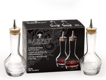 Barfly Bitters Bottle - M37189/M37191, Glass, 3 oz (90 ml), Set of 2