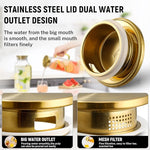 Load image into Gallery viewer, 2 Pack 2 Liters/68 oz Square Glass Pitcher with Lid and Handle for Fridge, Iced Tea and Coffee Carafe Beverage Serveware, Heat Resistant Borosilicate Water Gold Jug for Hot/Cold Drinks and Milk