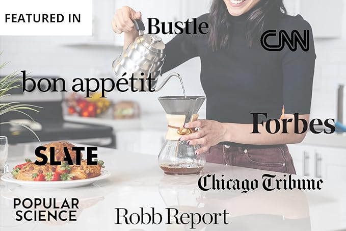 Barista Warrior Pour Over Filters – Compatible with Chemex, Hario V60 & Popular Coffee Makers – Reusable Stainless Steel – Best Coffee Maker and Bar Accessories