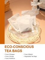 Load image into Gallery viewer, TeeLux English Breakfast Black Tea, Smooth &amp; Full-bodied Taste, Floral &amp; Fruity Aroma, Caffeinated, Hot &amp; Iced Tea, 100 Count