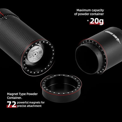 MHW-3BOMBER R3 Manual Coffee Grinder with CNC Stainless Steel Conical Burr and 5 Screen for French Press, Drip, Espresso, External Adjustable, Hand Coffee Bean Grinder with Magnetic Bin, G5847B-OS