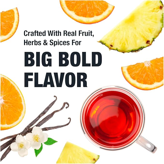 Tiesta Tea - Orange Dream Float Tea, Loose Leaf, Orange Cream Herbal Tea, Premium Caffeine-Free Tea Blend, Make Hot or Iced & Up to 25 Cups, 2.5 oz Resealable Pouch