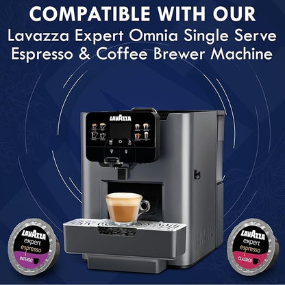 Lavazza Expert Coffee Pods Variety Pack – 72 Count (36 Each) – Includes Aroma Più Espresso & Gusto Intenso Double Shot Capsules – Keto-Friendly, Bold Italian Flavor – Compatible with All Lavazza LB Machines