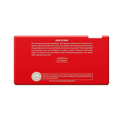 Community Coffee Signature Blend, Dark Roast Coffee Pods, Compatible with Keurig 2.0 K-Cup Brewers, 80 Count (Pack of 1)